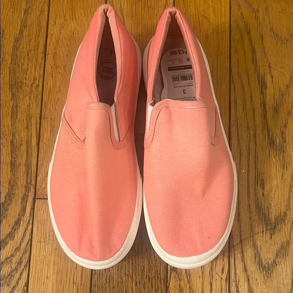 Pink Slip-On Sneakers